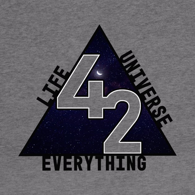 (Pocket) The answer is 42 T-Shirt by Stupid Coffee Designs